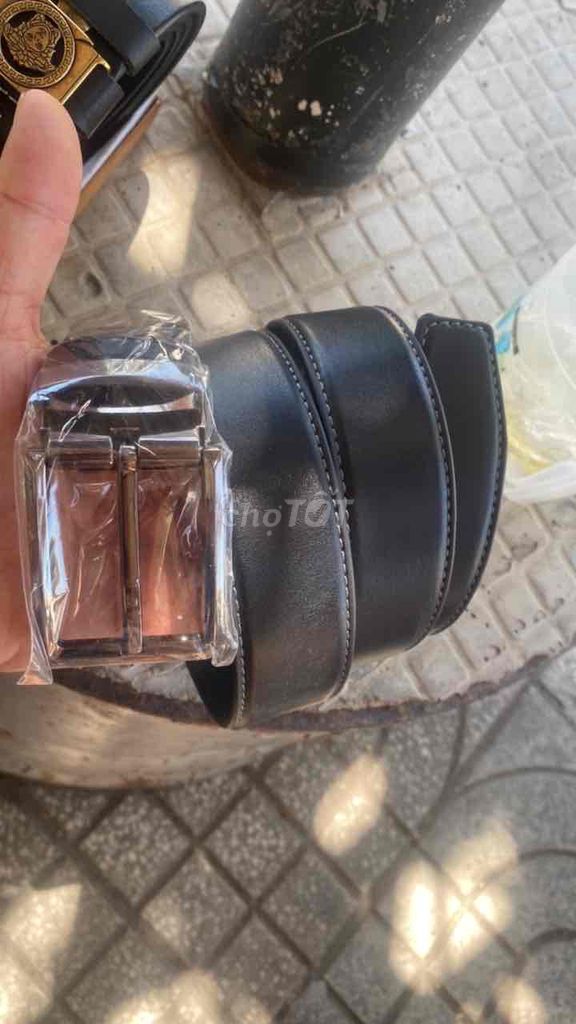 Thắt lưng Nam Da Đen. Mua bán Phụ kiện thời trang khác tại Thành phố Phú Quốc Kiên Giang được đăng bởi Shop Da Thật hình 1