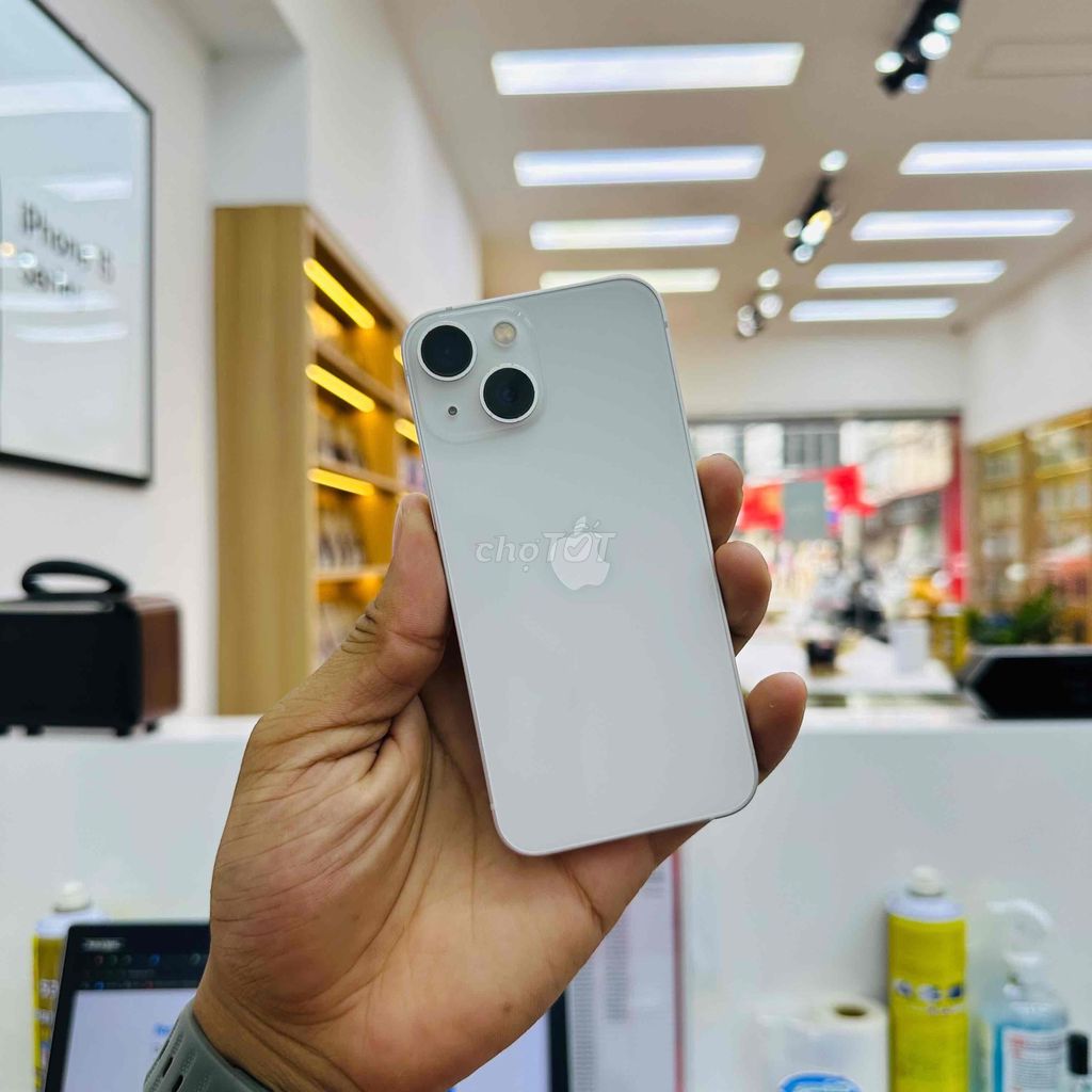 🍎iPhone 13Mini 256GB Trắng hình thức 98% P100👇