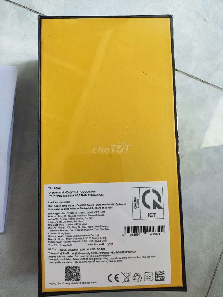 POCO X8 Pro 256GB Trắng. Mua bán Điện thoại tại Quận Tân Phú Tp Hồ Chí Minh được đăng bởi minh tuan nguyen hình 1