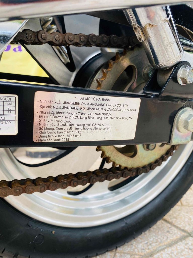 Suzuki GZ 150A siêu lướt chuẩn zin trùm mền 7 năm✅. Mua bán Xe máy tại Quận Ninh Kiều Cần Thơ được đăng bởi Hiếu Xe máy Tân Liên Hưng 2 hình 10