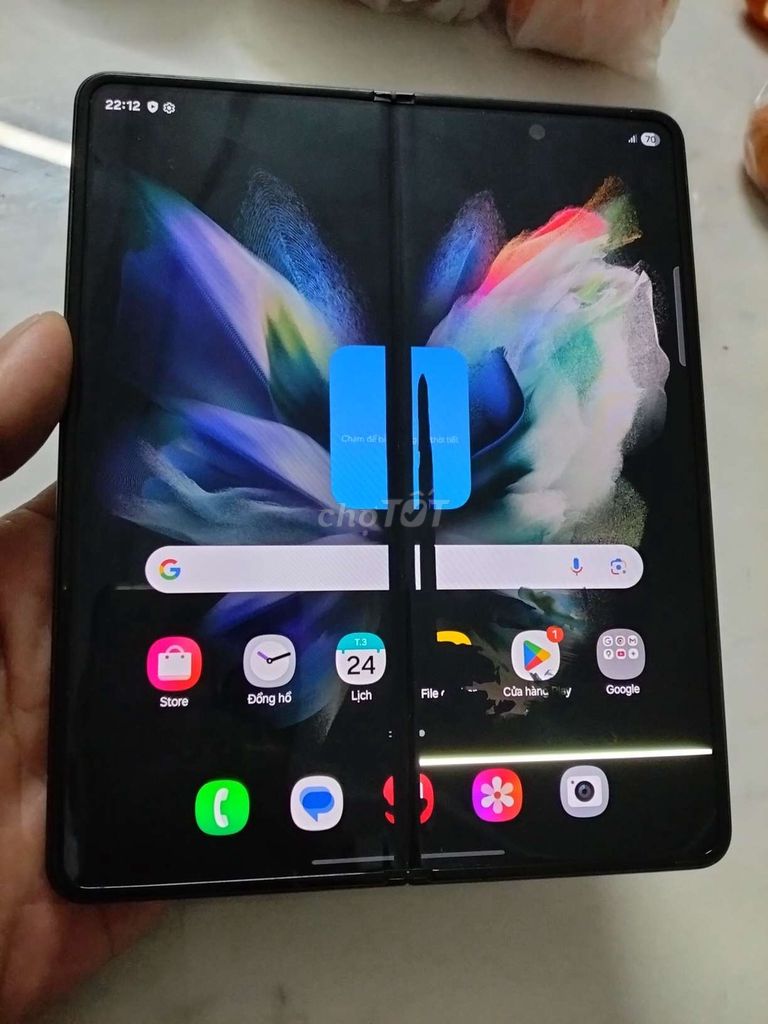 Samsung Galaxy Z Fold3 5G 256GB Đen. Mua bán Điện thoại tại Quận Hai Bà Trưng Hà Nội được đăng bởi Timecity hình 1