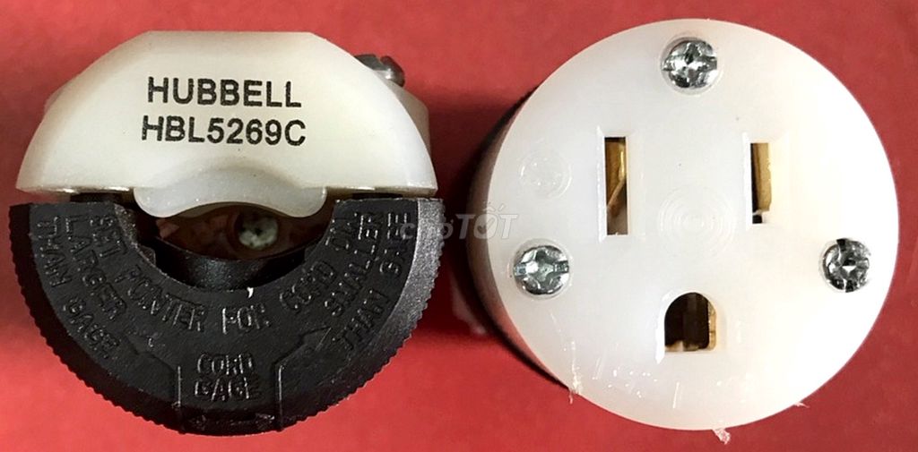 Phích nối HUBBELL HBL5269C Trắng Đen Rất mới. Mua bán Đồ chuyên dụng, Giống nuôi trồng tại Quận Phú Nhuận Tp Hồ Chí Minh được đăng bởi hòa 1 hình 1