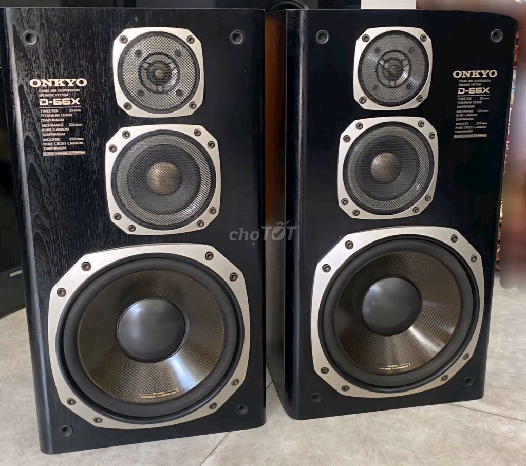 Loa nghe nhạc Onkyo D-66X Đen Carbon. Mua bán Tivi, Âm thanh tại Huyện Bình Chánh Tp Hồ Chí Minh được đăng bởi Lê Hoàng Chi hình 1