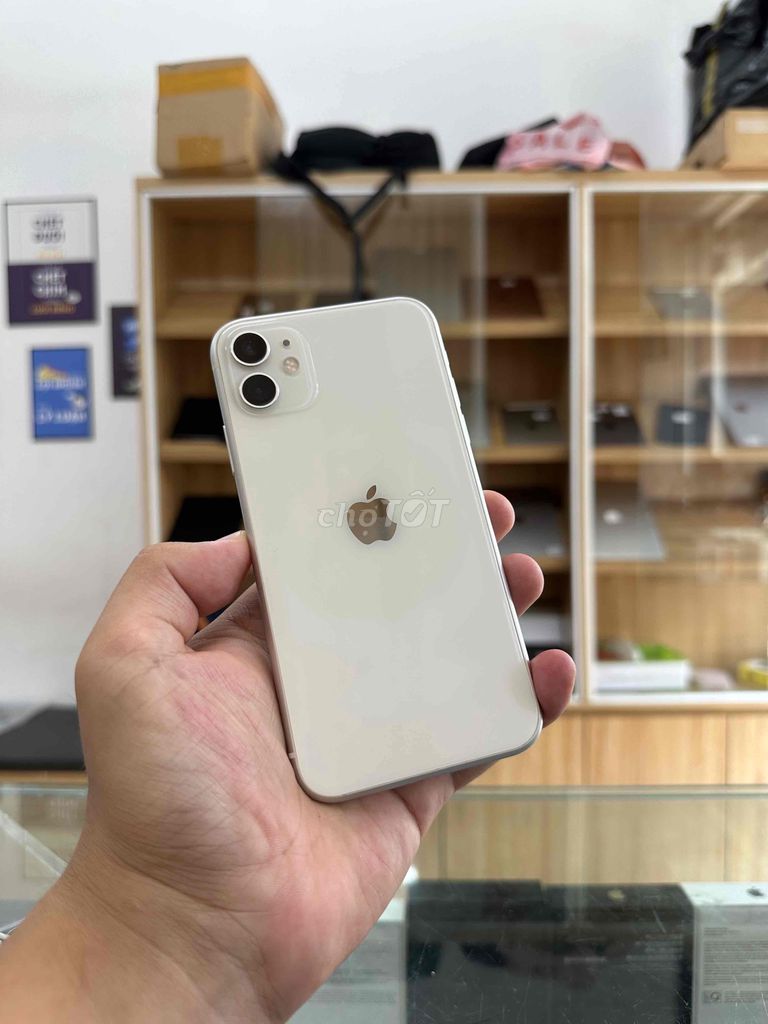 iPhone 11- 128G zin all full CN - Pin đã thay new. Mua bán Điện thoại tại Quận Đống Đa Hà Nội được đăng bởi  HT Mobie Trả góp nợ xáu bao duyệt hình 1