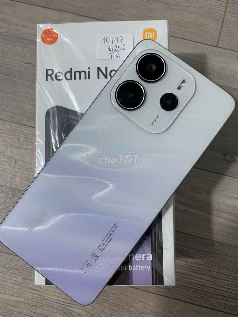 Xiaomi Redmi Note 14 256GB Tím. Mua bán Điện thoại tại Thành phố Bà Rịa Bà Rịa - Vũng Tàu được đăng bởi Phạm Xuân hình 1
