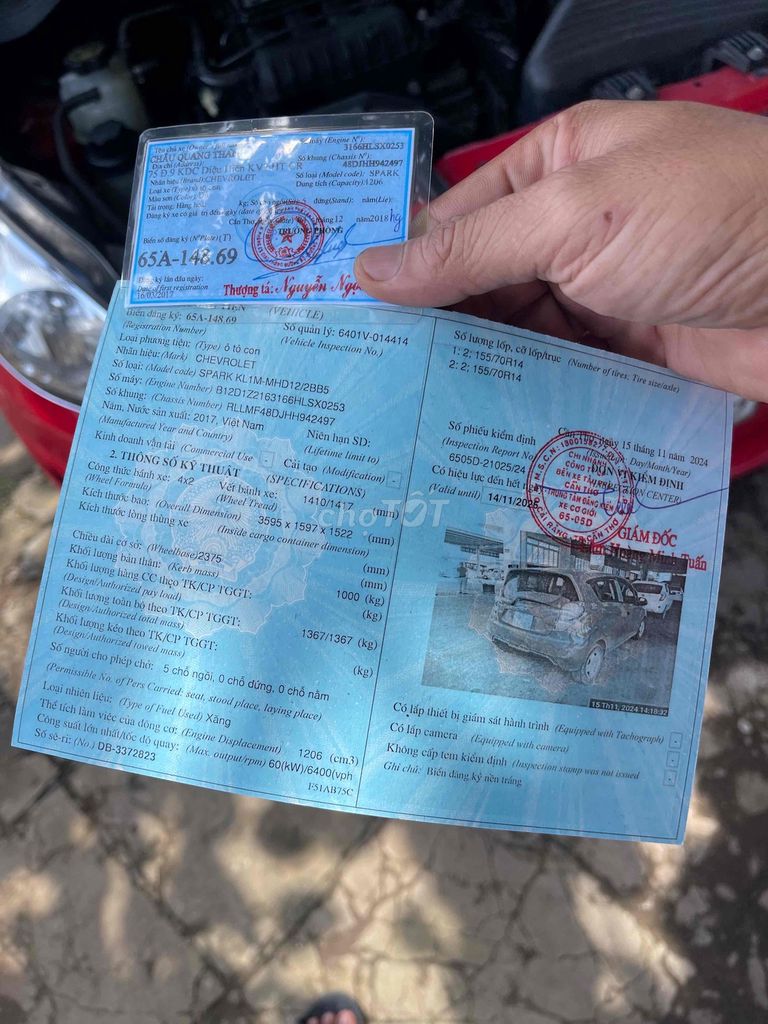 Chevrolet Spark 2017 1.2 LT - 80000 km. Mua bán Ô tô tại Thành phố Ngã Bảy Hậu Giang được đăng bởi Xe Máy Minh Hiếu Hậu Giang  hình 18
