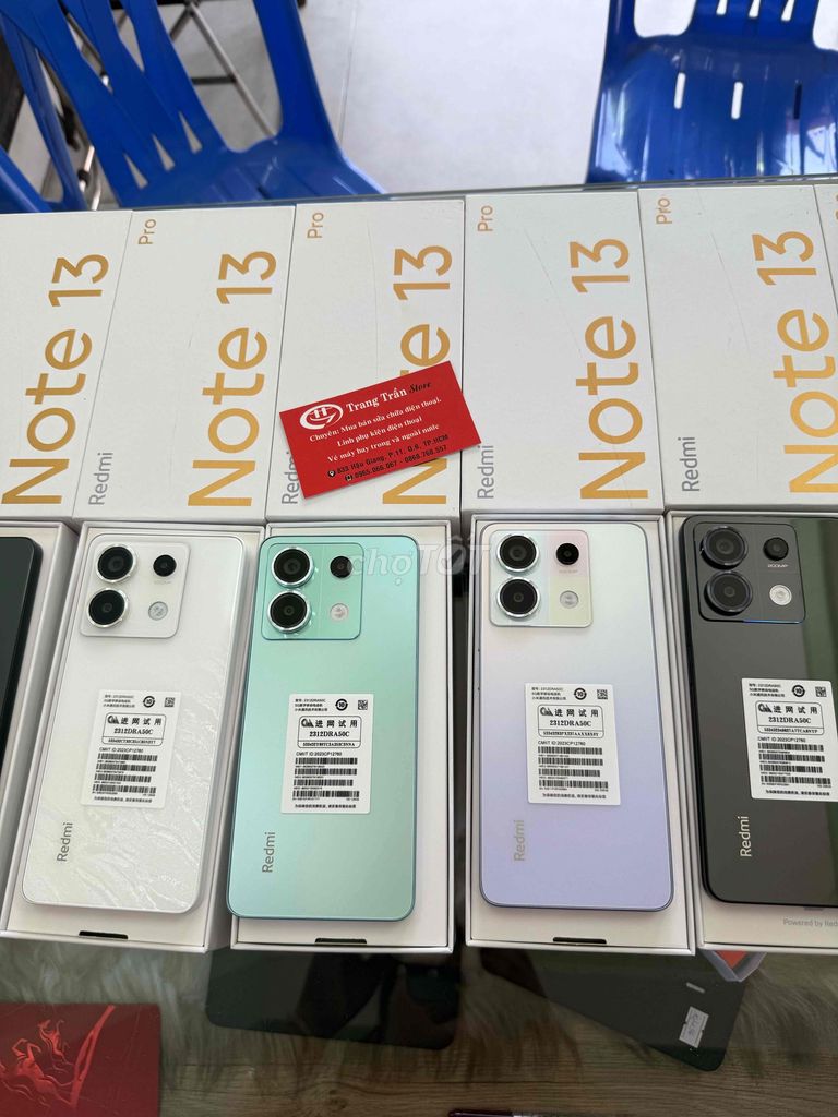Xiaomi Note 13 Pro 5G Fullbox keng, có trả góp. Mua bán Điện thoại tại Quận 6 Tp Hồ Chí Minh được đăng bởi Trang Trần Mobile hình 1