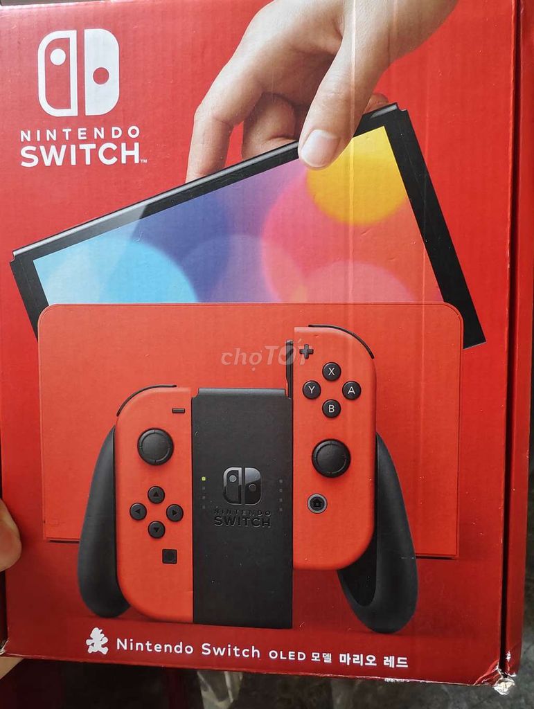 Nintendo Switch OLED Đỏ đã hắc 256gb. Mua bán Thiết bị chơi game tại Quận Cẩm Lệ Đà Nẵng được đăng bởi Bảo Huyy hình 1