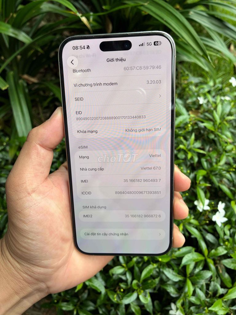 iPhone 15 Pro Max 256GB Xám. Mua bán Điện thoại tại Thành phố Tân An Long An được đăng bởi Lê Minh Trí hình 1