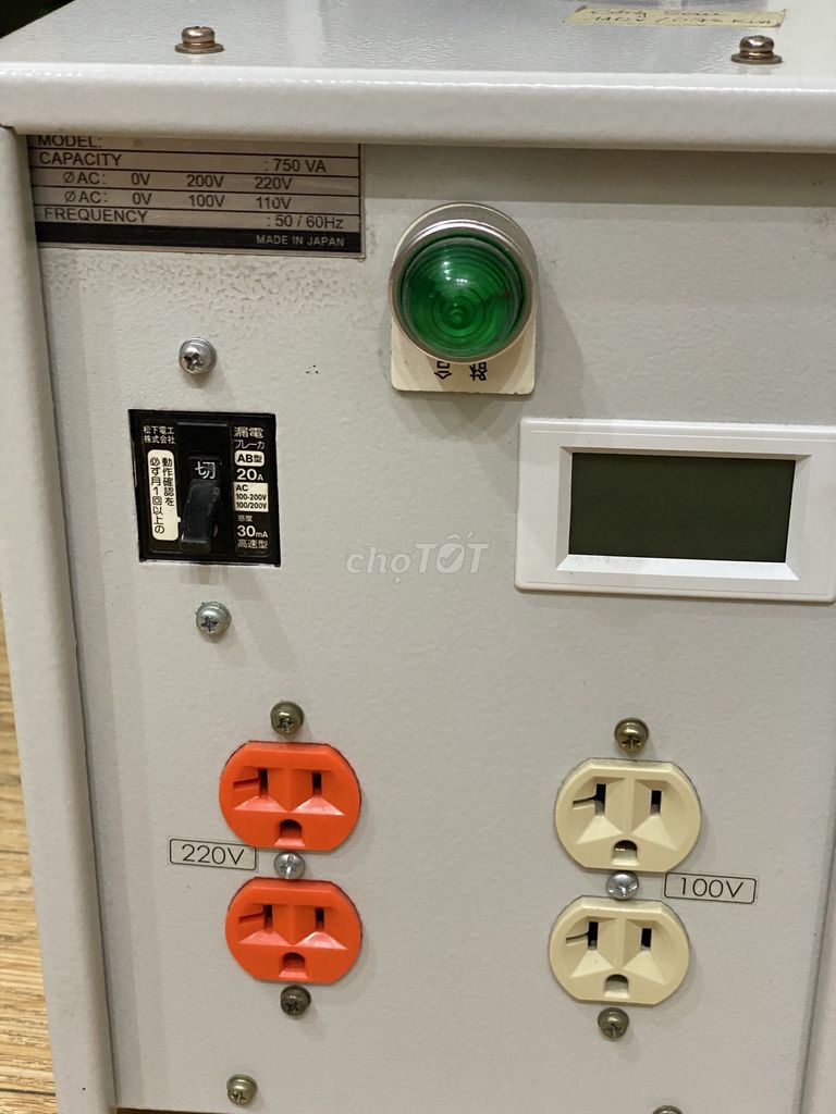 Biến áp cách ly 750VA Nhật Bản. Mua bán Đồ chuyên dụng, Giống nuôi trồng tại Quận Đống Đa Hà Nội được đăng bởi Tuấn hình 1