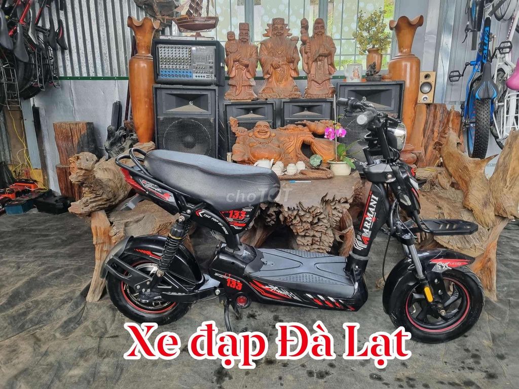 Xe đạp điện Osakar 133 màu Đen. Mua bán Xe điện tại Thành phố Đà Lạt Lâm Đồng được đăng bởi quang le hình 2