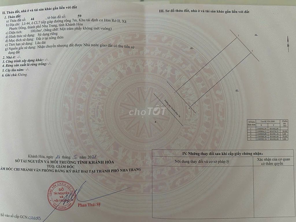 Nhánh Sông- Đất nền tại Đường Hòn Rớ 2, Gần dự án Sun. Mua bán Đất tại Thành phố Nha Trang Khánh Hòa được đăng bởi Văn Liêm Đất Xã Ven Biển hình 2