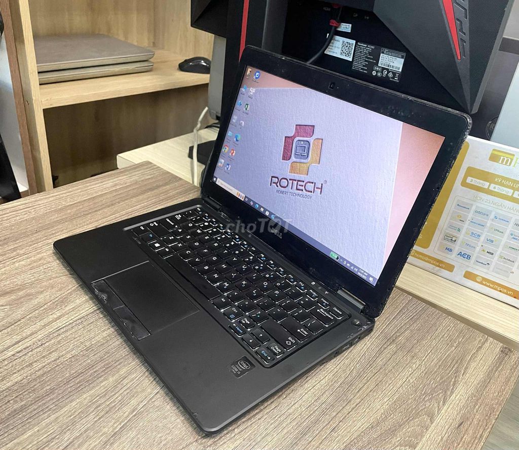 Dell 7250 i5-5300U 8GB 128GB Pin 2-3H 12.5inch. Mua bán Laptop tại Quận Bình Tân Tp Hồ Chí Minh được đăng bởi Rotech Store hình 1