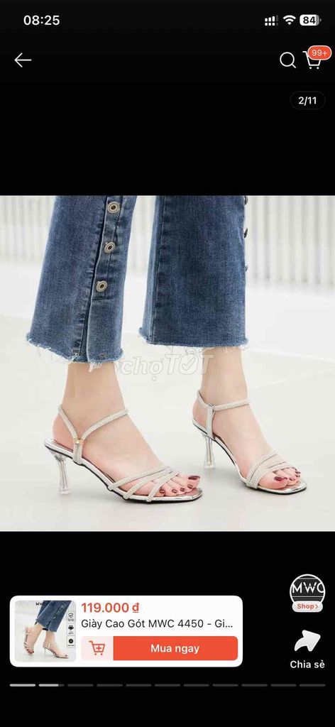 PASS GIÀY CAO GÓT MÀU BẠC. Mua bán Giày dép tại Quận Bình Tân Tp Hồ Chí Minh được đăng bởi Mai hình 1