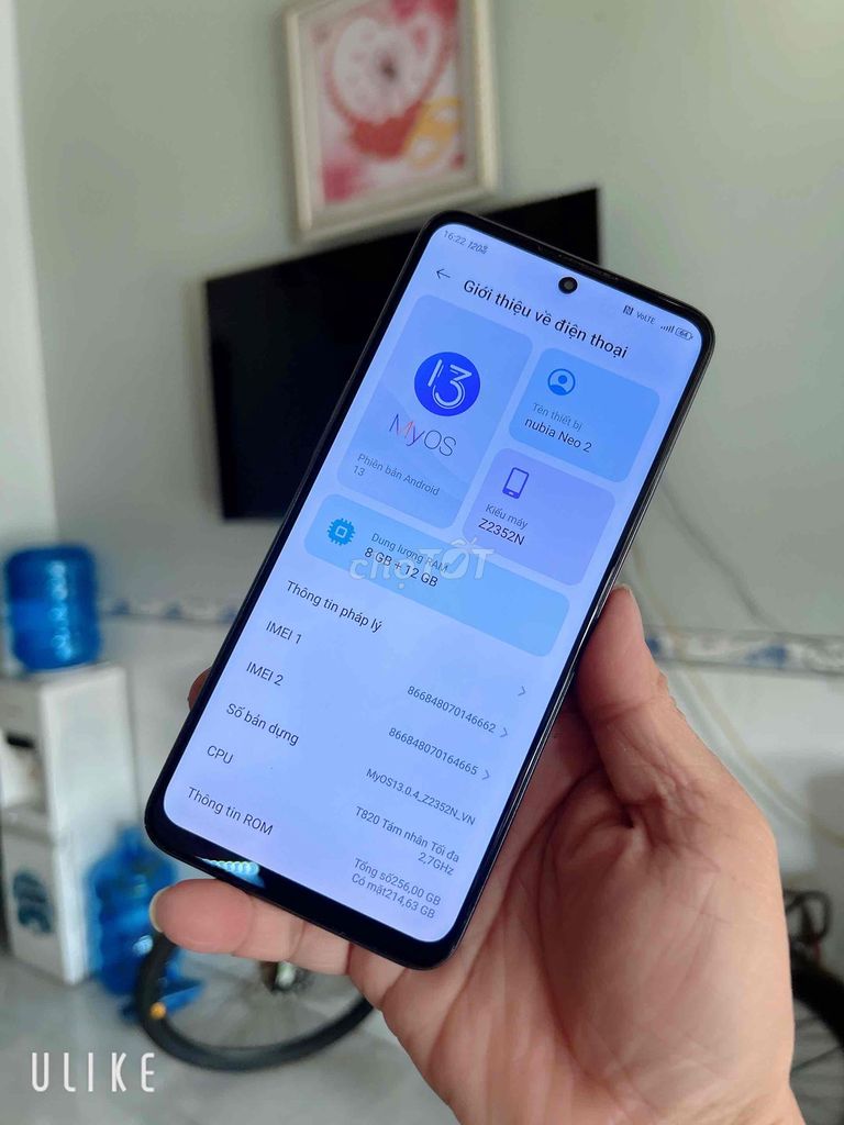 Nubia Neo 2 256GB Xám. Mua bán Điện thoại tại Quận Ô Môn Cần Thơ được đăng bởi Cửa Hàng đtdđ Bảo Ngọc hình 1