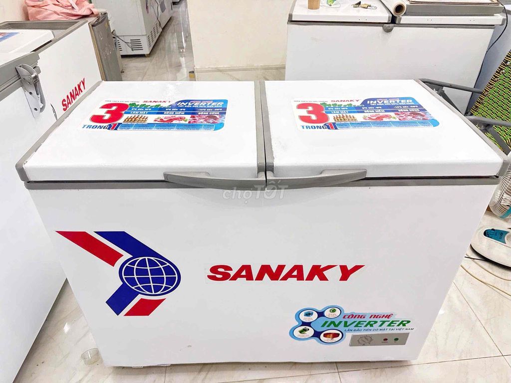 Tủ đông Sanaky 280L Inverter Trắng. Mua bán Tủ lạnh tại Quận Ninh Kiều Cần Thơ được đăng bởi Điện máy giá rẻ CẦN THƠ hình 1