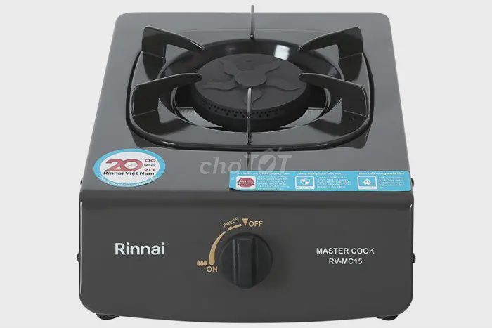Bếp ga đơn Rinnai RV-MC15G Đen. Mua bán Bếp, lò, đồ điện nhà bếp tại Thành phố Vĩnh Long Vĩnh Long được đăng bởi Chú Khải Duy hình 1