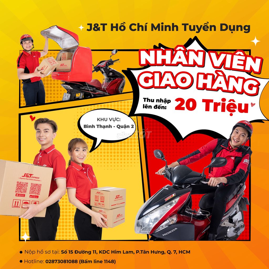 TUYỂN GIAO HÀNG THẠNH XUÂN QUẬN 12