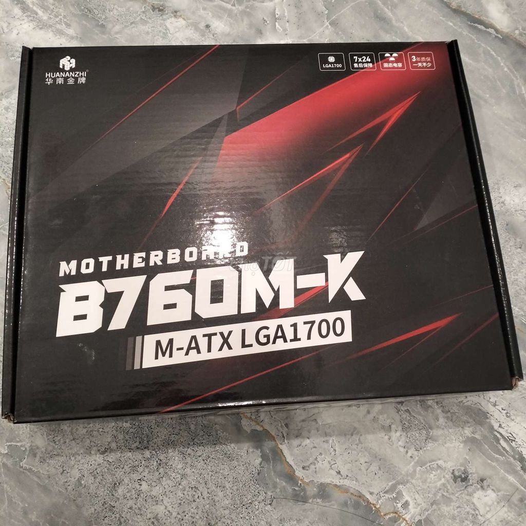 Bo mạch chủ Huananzhi B760M-K. Mua bán Linh kiện (RAM, Card...) tại Huyện Cần Đước Long An được đăng bởi Văn Trọng hình 1