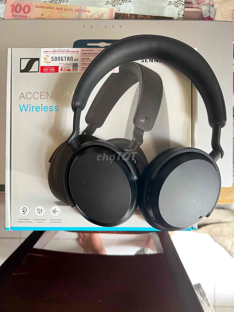 Tai nghe Sennheiser Accentum Wireless Đen. Mua bán Tivi, Âm thanh tại Quận 1 Tp Hồ Chí Minh được đăng bởi Quang hình 1