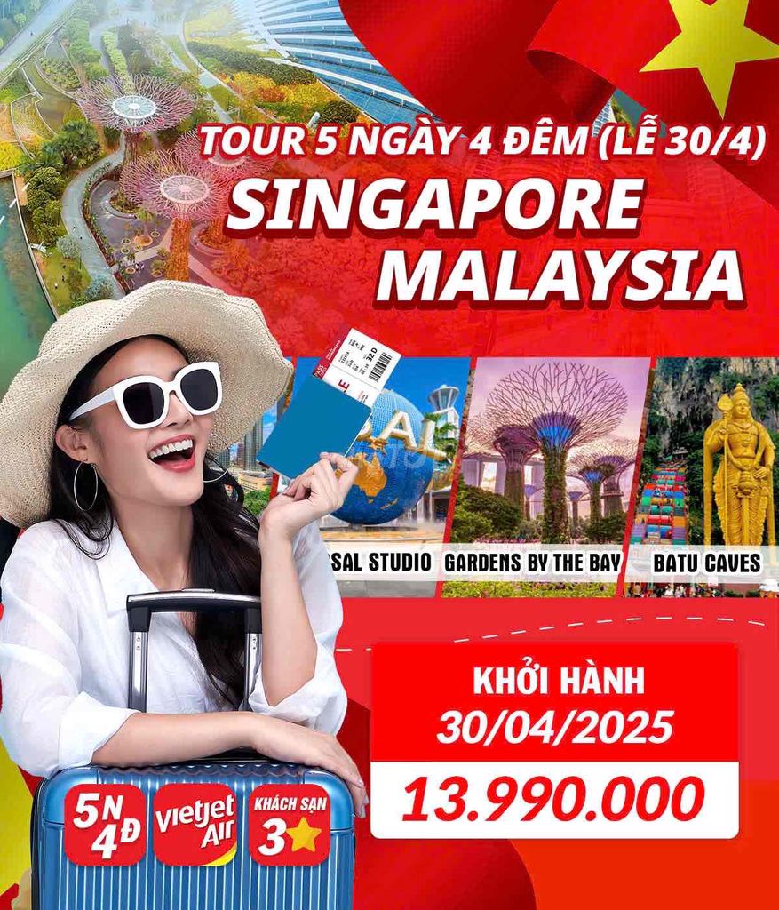 tour Singapore - Mã lai