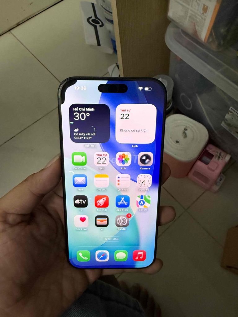 iPhone 16 Pro Max 256GB 120mhz màn zin face id ok. Mua bán Điện thoại tại Thành phố Thủ Đức Tp Hồ Chí Minh được đăng bởi bin  hình 1