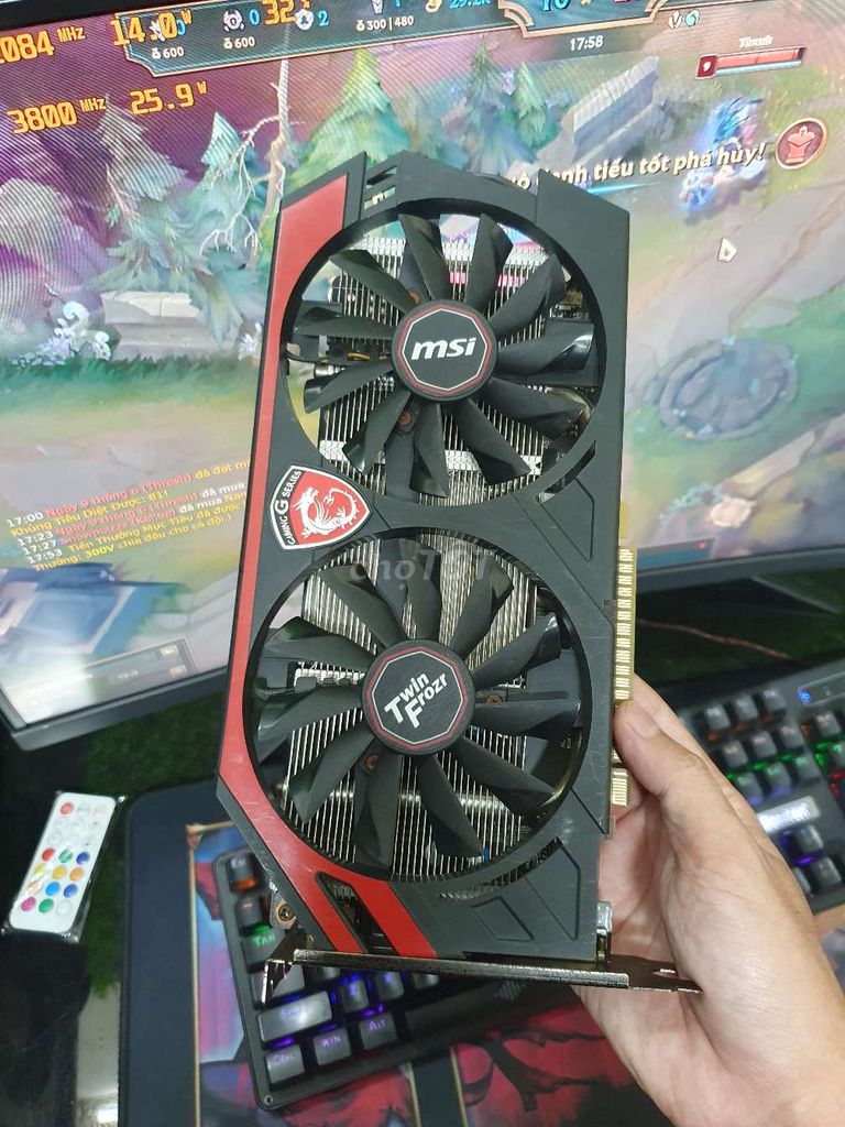 Card MSI 750Ti Gaming 2G.