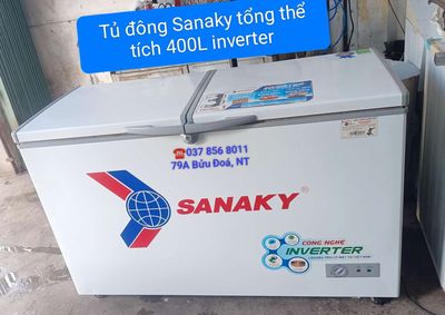 Tủ đông Sanaky tổng thể tích 400L inverter
