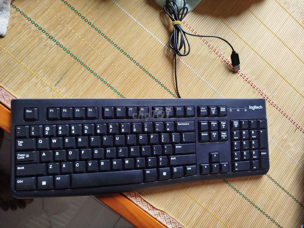 Bàn phím Logitech K120 Đen đã qua sử dụng. Mua bán Phụ kiện (Màn hình, Chuột...) tại Huyện Phú Lộc Thừa Thiên Huế được đăng bởi Trí Minh hình 1