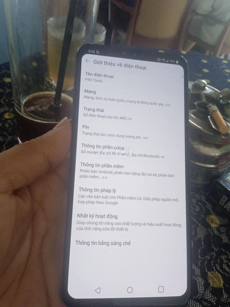LG V40 ThinQ 64GB Đen. Mua bán Điện thoại tại Huyện Tam Bình Vĩnh Long được đăng bởi nguyen hưu duc hình 1