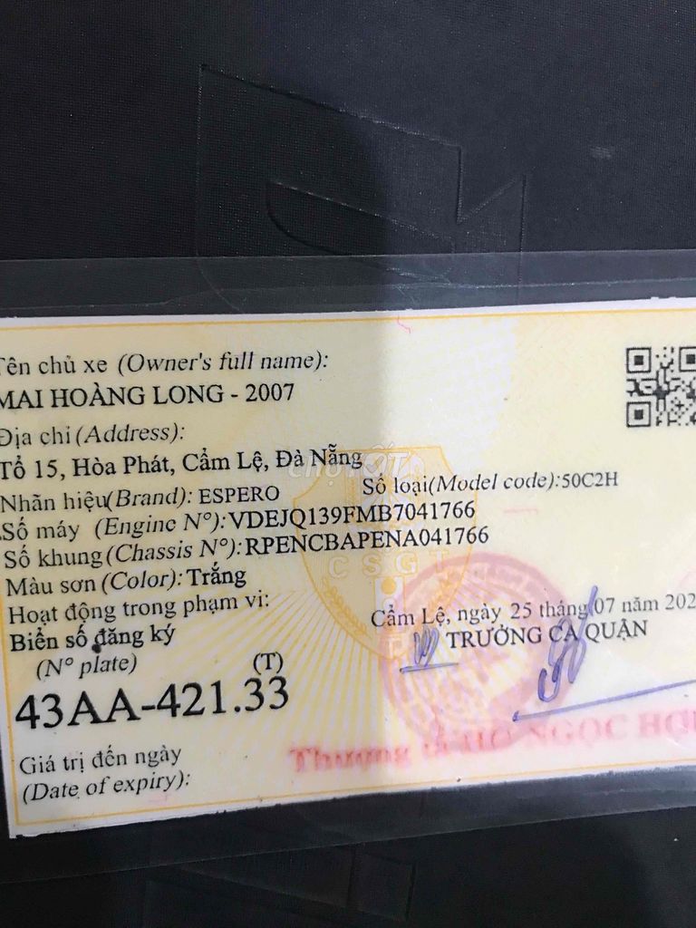 Sirius 50 cc CCCD chính chủ 43 Đà Nẵng. Mua bán Xe máy tại Quận Thanh Khê Đà Nẵng được đăng bởi Cá Nhân hình 6