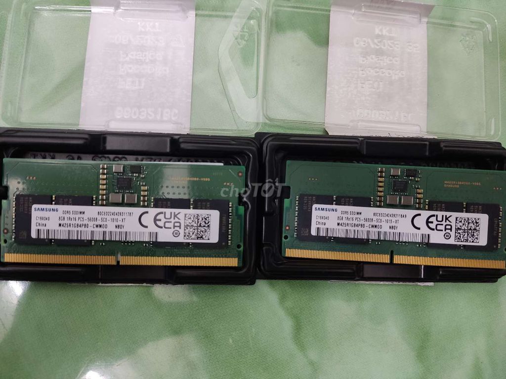 2 thanh 8GB DDR5 5600 New 100% tháo máy