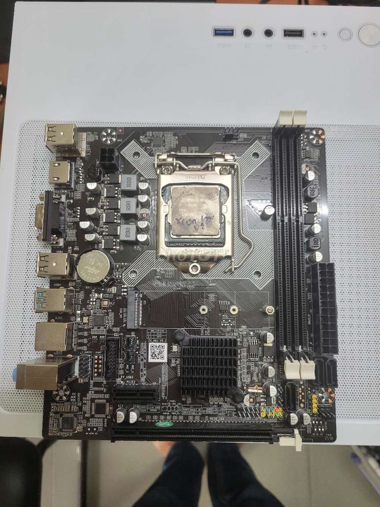 MAIN H81 WINFOX VỚI CPU XEON 1225V3. Mua bán Linh kiện (RAM, Card...) tại Huyện Châu Thành An Giang được đăng bởi NQT PC hình 1