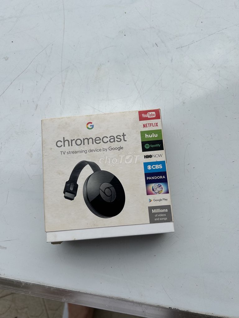 Thiết bị truyền phát TV Google Chromecast Đen Mới. Mua bán Tivi, Âm thanh tại Huyện Hòa Vang Đà Nẵng được đăng bởi Louis Colin Samel hình 1