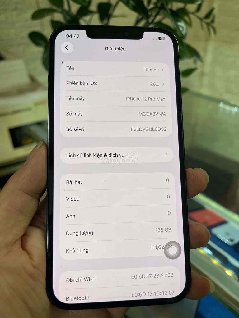 Apple iPhone 12 Pro Max 128GB Xanh 97%. Mua bán Điện thoại tại Quận Hà Đông Hà Nội được đăng bởi Hiệp hình 1