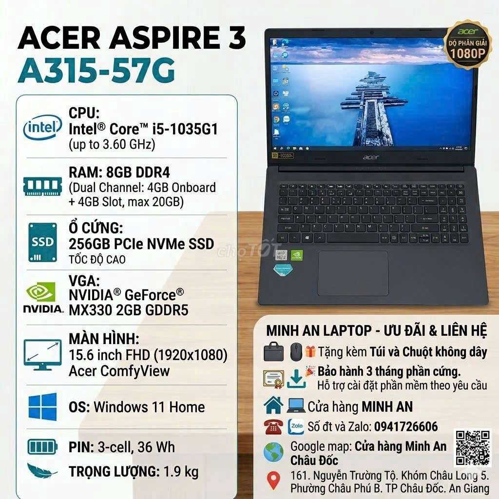Dell Latitude 3410 i5 Gen 10 Acer i5 Gen 10 cardr. Mua bán Laptop tại Thành phố Châu Đốc An Giang được đăng bởi Camera PC Điện Minh An Châu Đốc hình 1