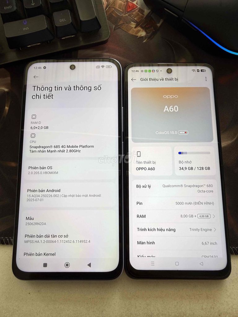 Xiaomi Redmi 15 128GB Tím nhạt. Mua bán Điện thoại tại Huyện Đức Hòa Long An được đăng bởi Hải hình 1
