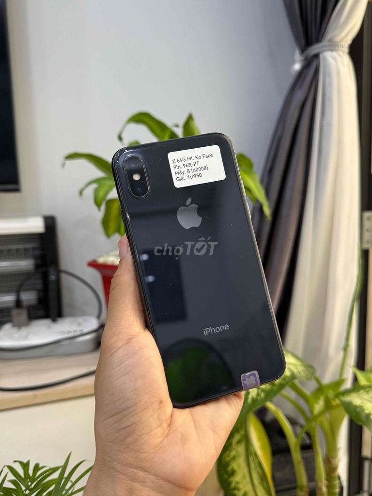 iPhone X 64GB Đen Mất Face, Màn lô còn lại zin ful. Mua bán Điện thoại tại Huyện Hóc Môn Tp Hồ Chí Minh được đăng bởi Nguyễn Thu hình 1