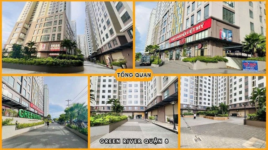 Chính chủ bán CH Green River Q8, DT 65m2/ 2PN, nhà mới, giá 2.77 tỷ
