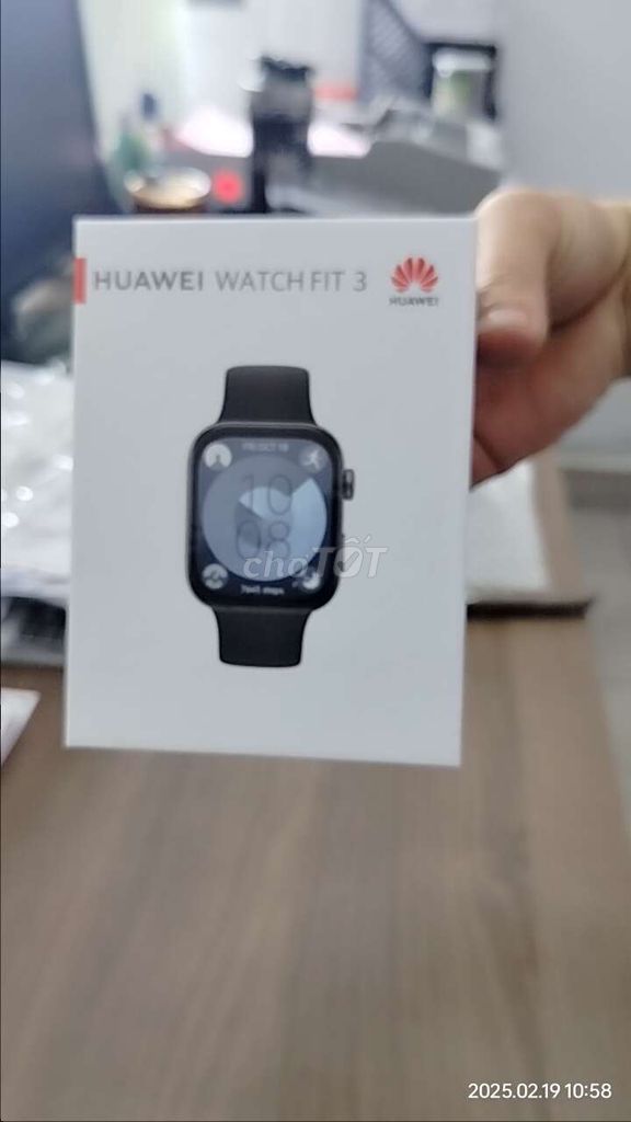 Nguyên seal, đồng hồ huawei watch fit 3- đen