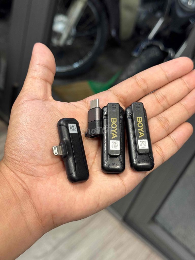 Mic thu âm Boya Type-C Lightning Đen Còn mới. Mua bán Tivi, Âm thanh tại Quận Tân Bình Tp Hồ Chí Minh được đăng bởi Minh Phú hình 1