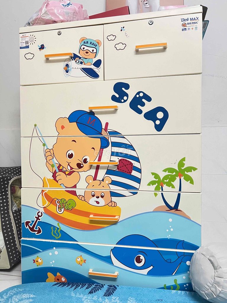 TL GẤP Tủ nhựa Qui Phúc Deli Max 5 tầng 6 ngăn. Mua bán Tủ, kệ gia đình tại Quận Tân Phú Tp Hồ Chí Minh được đăng bởi Ái Duyên hình 1