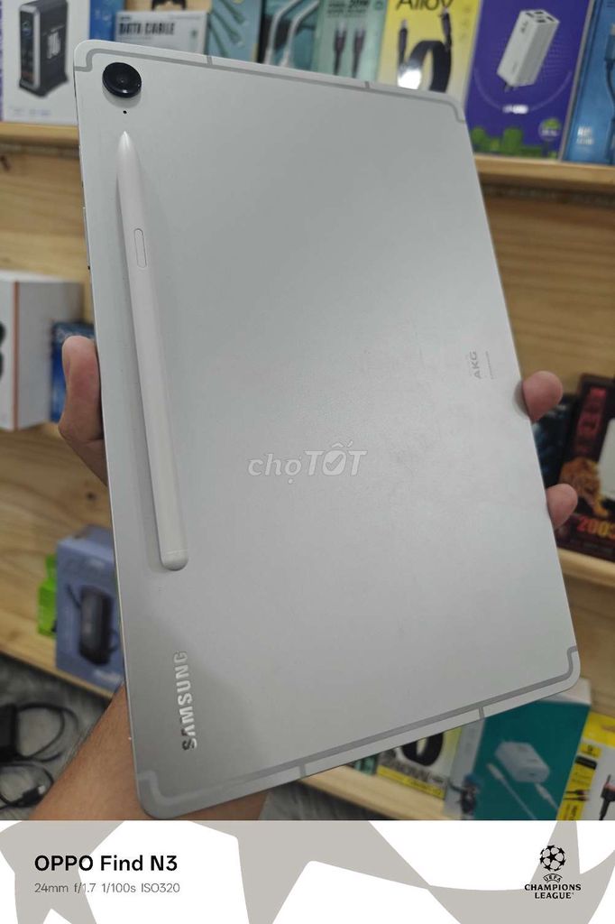 Samsung Tab S9 FE wifi 128Gb đẹp 99% có phím + box. Mua bán Máy tính bảng tại Quận 8 Tp Hồ Chí Minh được đăng bởi Đam Mê Công Nghệ hình 1
