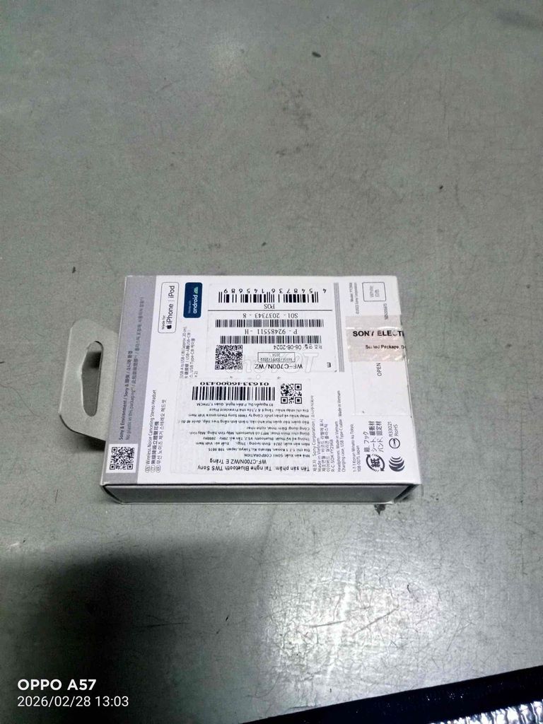 Tai nghe Bluetooth Sony WF-C700N Trắng. Mua bán Tivi, Âm thanh tại Quận 3 Tp Hồ Chí Minh được đăng bởi nguyễn văn thành hình 1