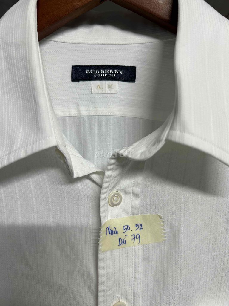Áo sơ mi nam Burberry Cotton Trắng. Mua bán Quần áo tại Quận Gò Vấp Tp Hồ Chí Minh được đăng bởi ĐỒ SI HIỆU CHÍNH HÃNG hình 1