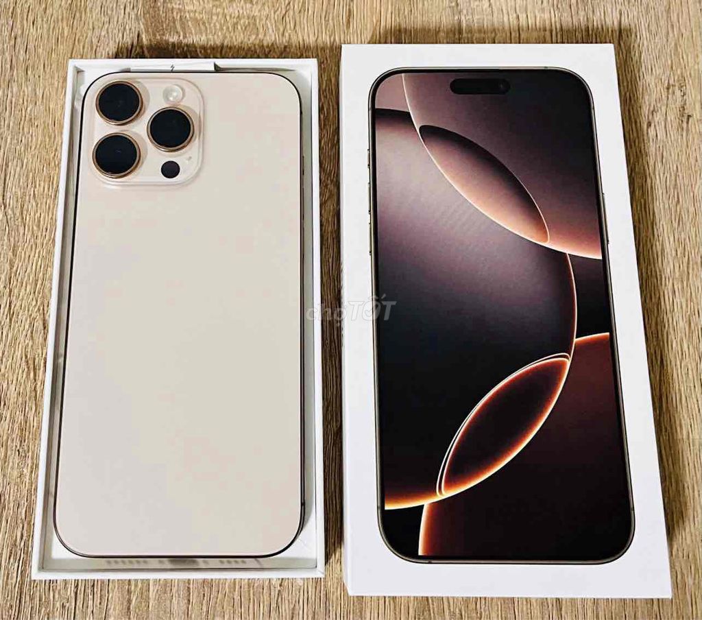 iPhone 16 Pro Max 256Gb Gold FULLBOX BH APPLE 2026. Mua bán Điện thoại tại Quận 10 Tp Hồ Chí Minh được đăng bởi iStockHCM hình 1