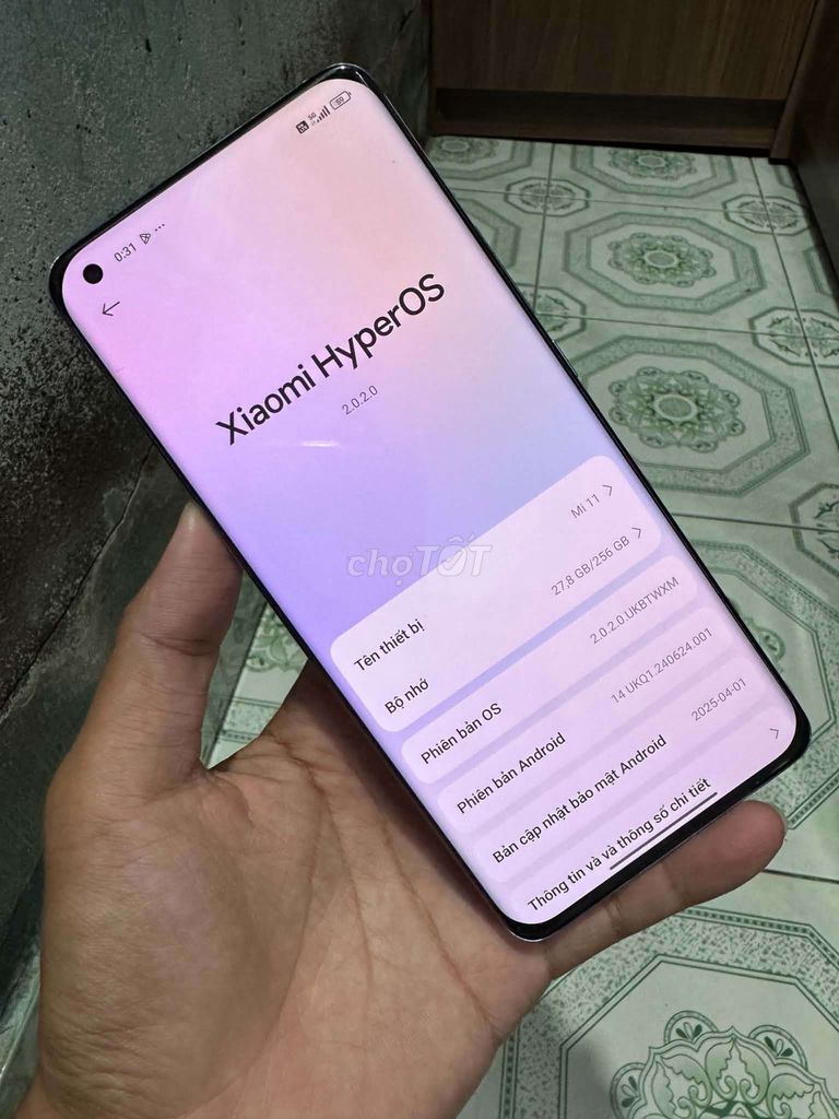 Xiaomi Mi 11 8GB 256GB Xanh. Mua bán Điện thoại tại Quận Bình Thạnh Tp Hồ Chí Minh được đăng bởi doanh hình 1