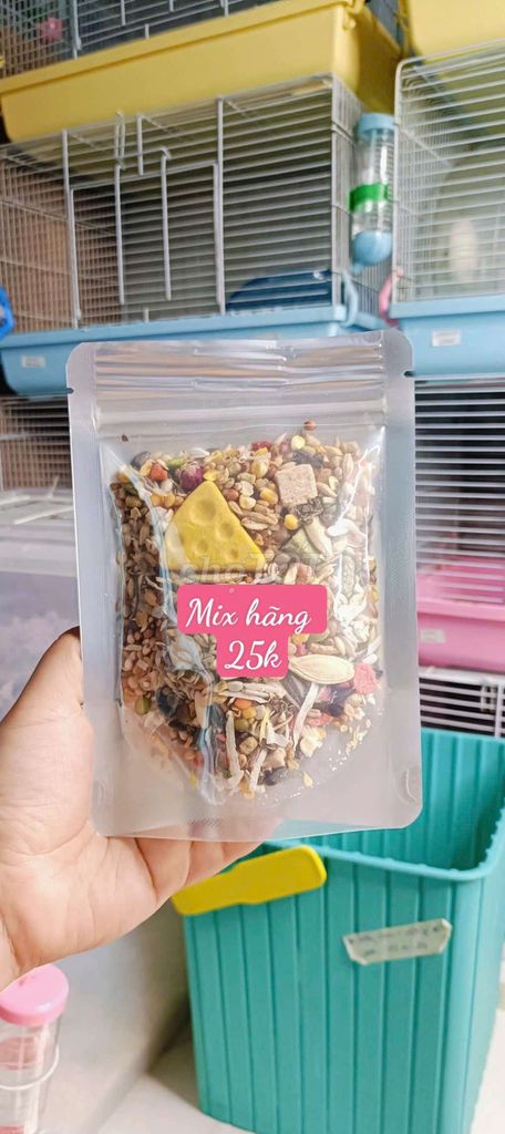 Hamster - Thức ăn mix hãng gói chiếc - dùng thử