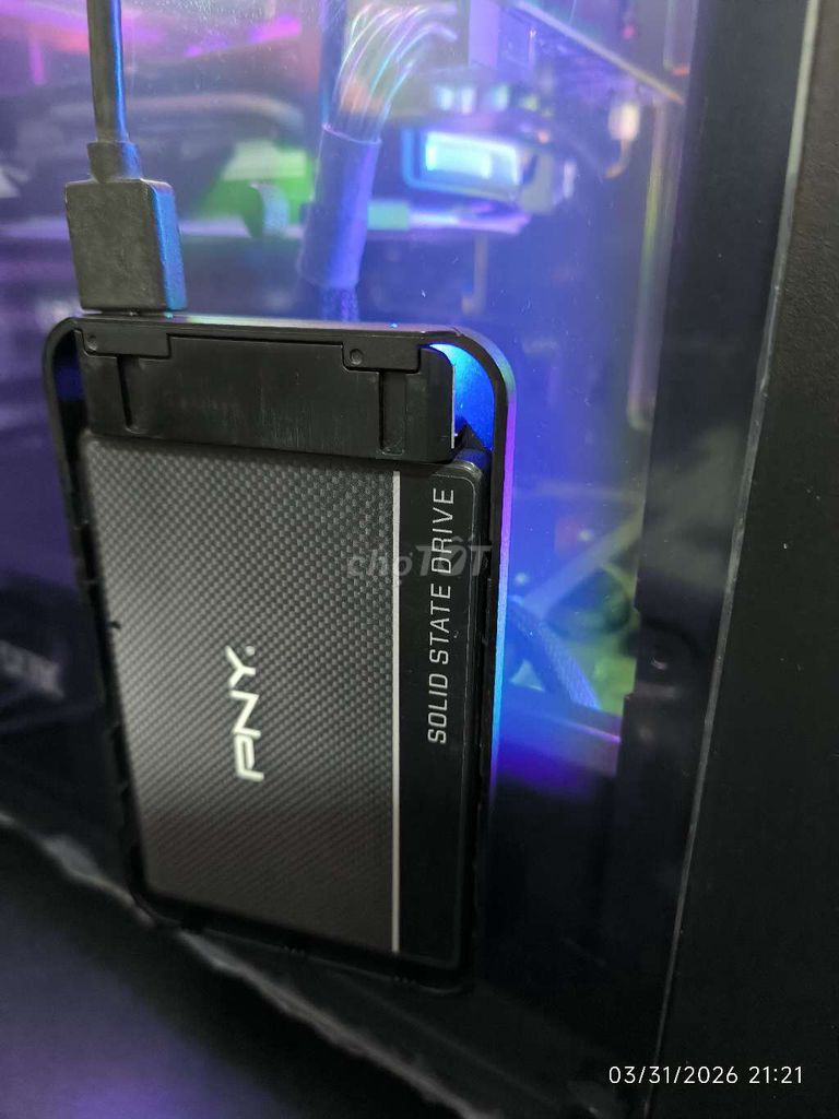 Ổ cứng SSD PNY SATA 500GB 99%. Mua bán Linh kiện (RAM, Card...) tại Huyện Trảng Bom Đồng Nai được đăng bởi SKY hình 1