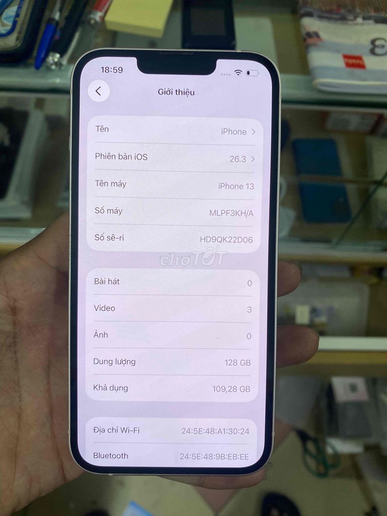 Apple iPhone 13 128GB Hồng. Mua bán Điện thoại tại Huyện Thanh Miện Hải Dương được đăng bởi Phạm Đình Tài hình 1